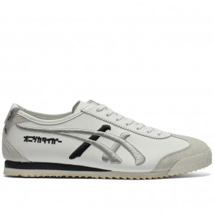 Mexico 66 Slip Resistant Abrasion Resistant Low Top Casual Shoes White Silver