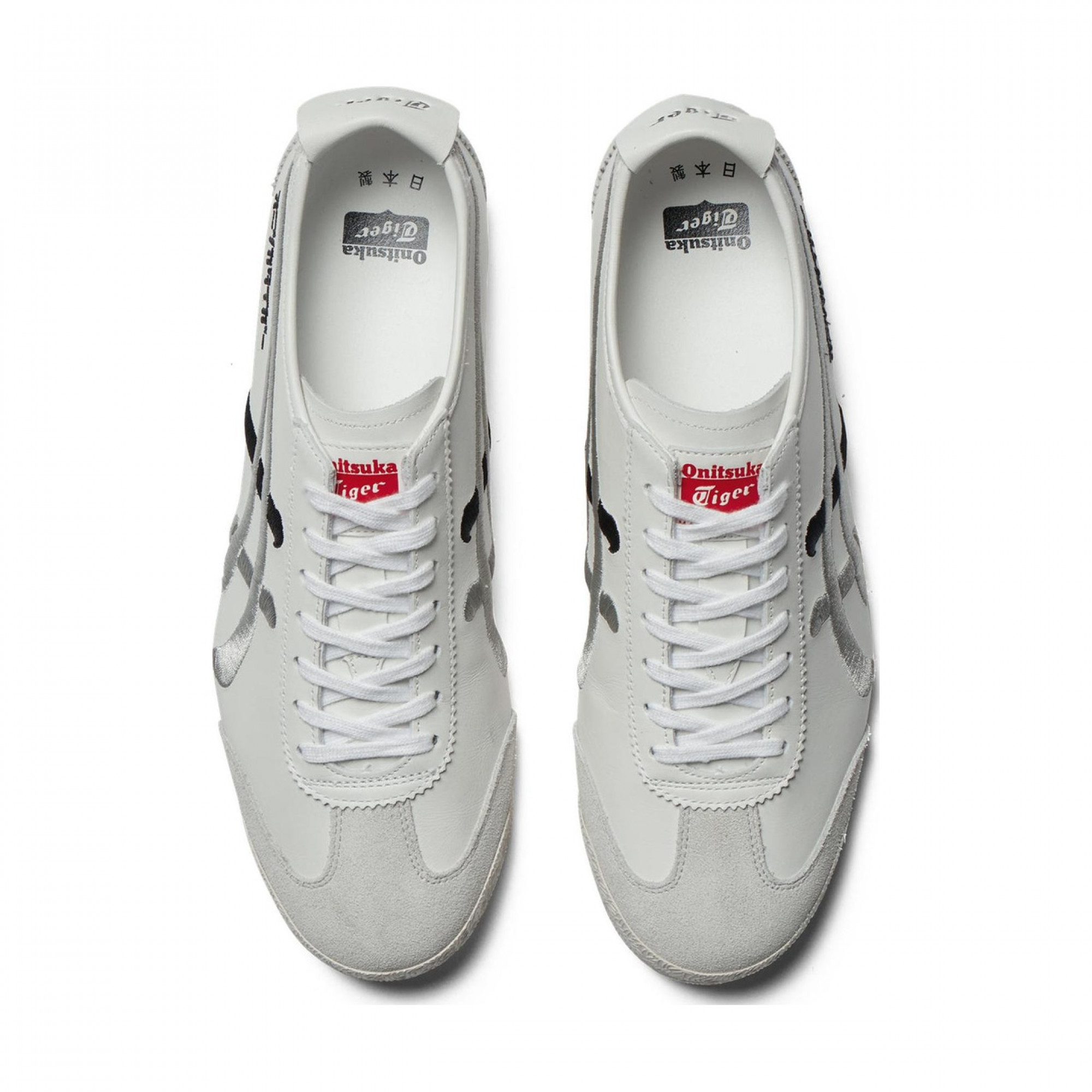 Mexico 66 Slip Resistant Abrasion Resistant Low Top Casual Shoes White Silver