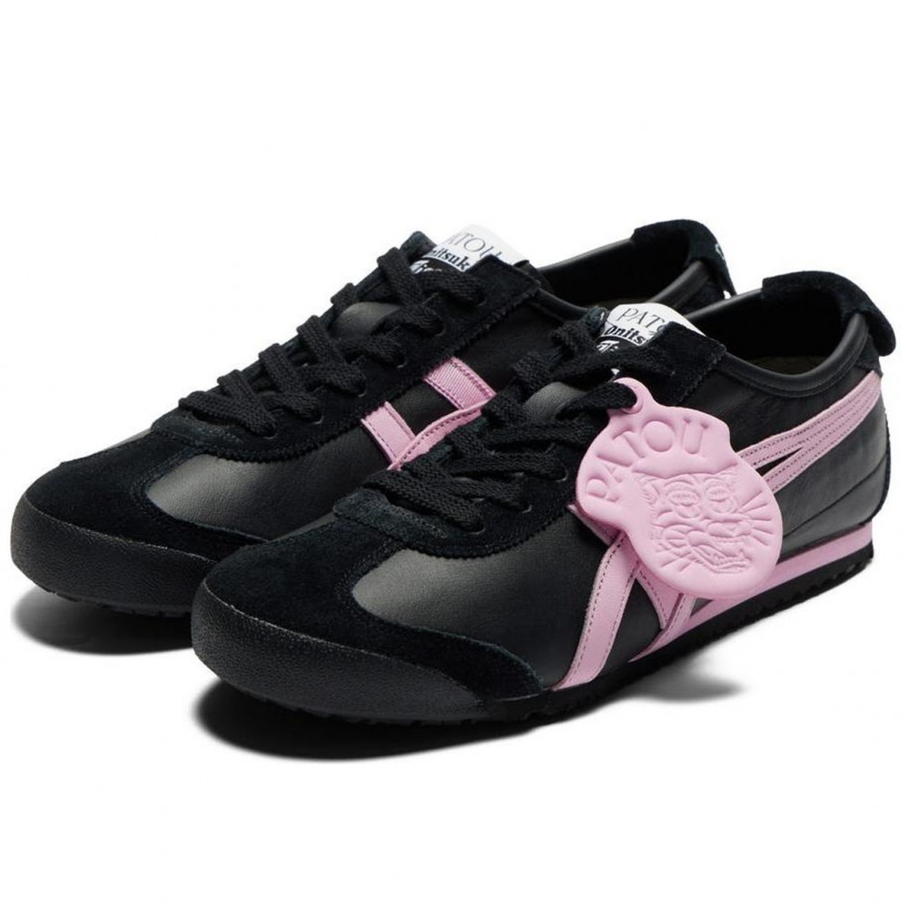 Patou X Mexico 66 Anti Slip Wear Resistant Low Top Casual Shoes Black