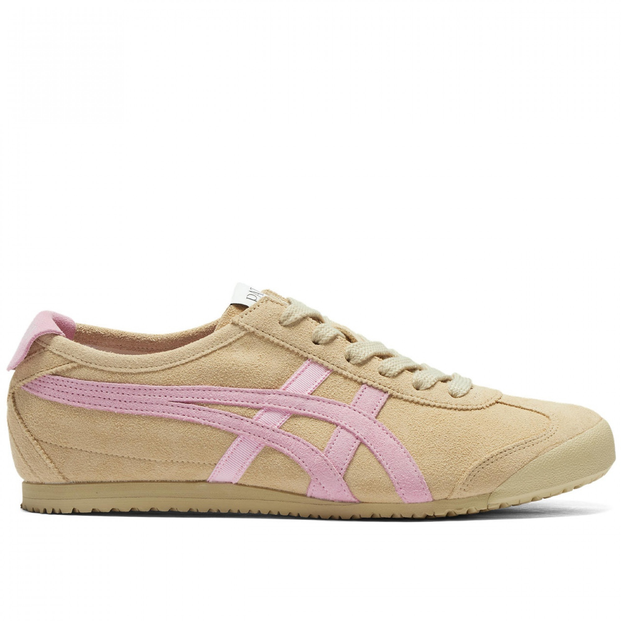 Patou X Mexico 66 Anti Slip Wear Resistant Low Top Casual Shoes Brown Pink