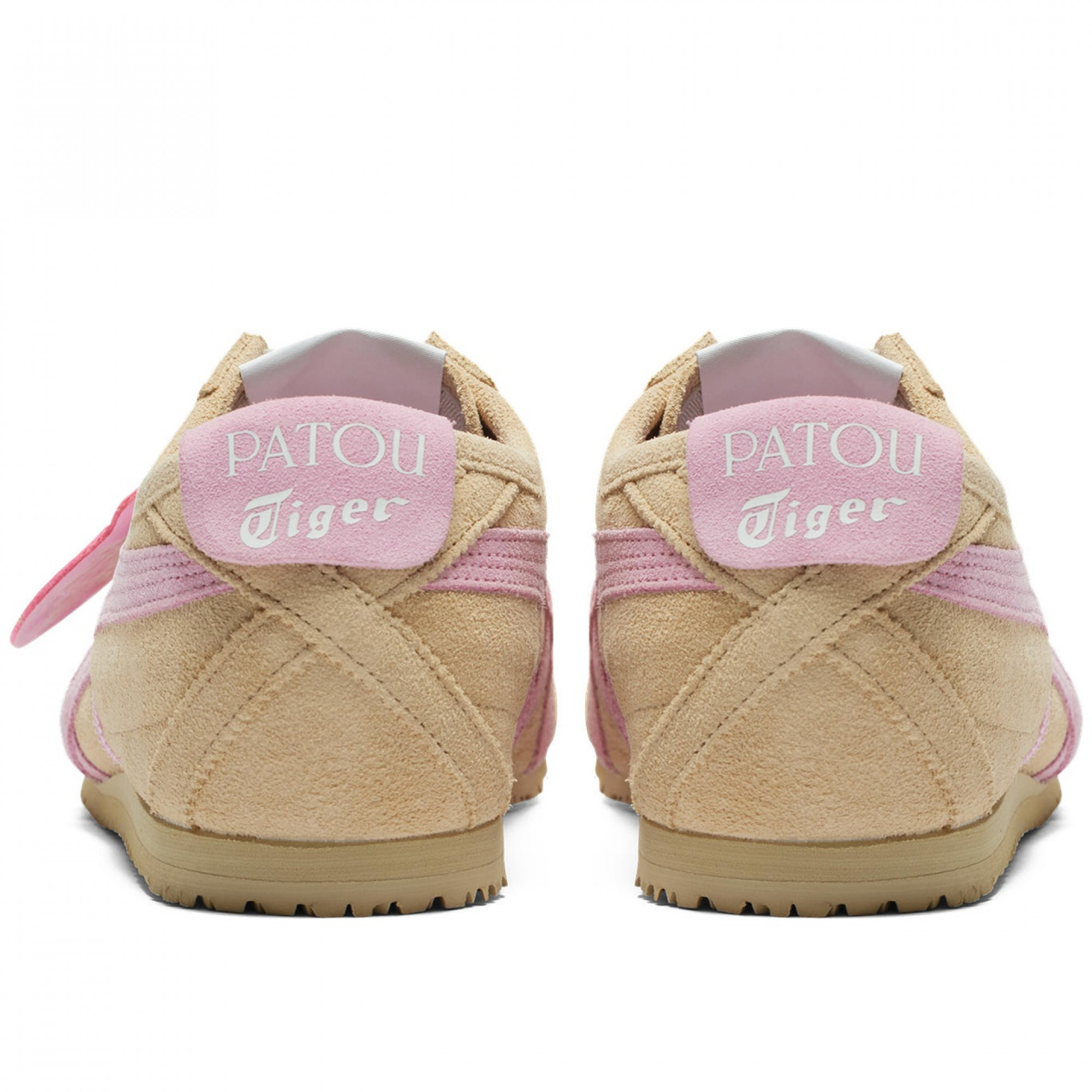 Patou X Mexico 66 Anti Slip Wear Resistant Low Top Casual Shoes Brown Pink