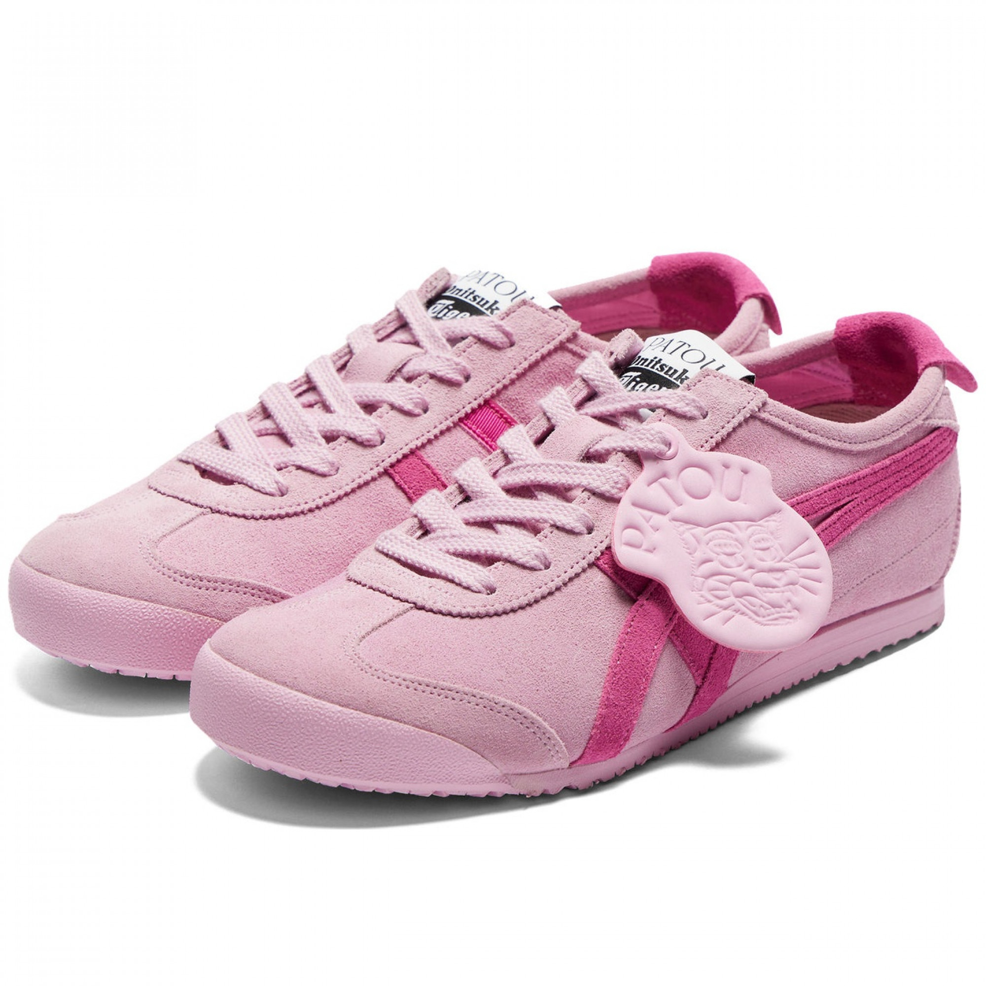 Patou X Mexico 66 Anti Slip Wear Resistant Low Top Casual Shoes Pink
