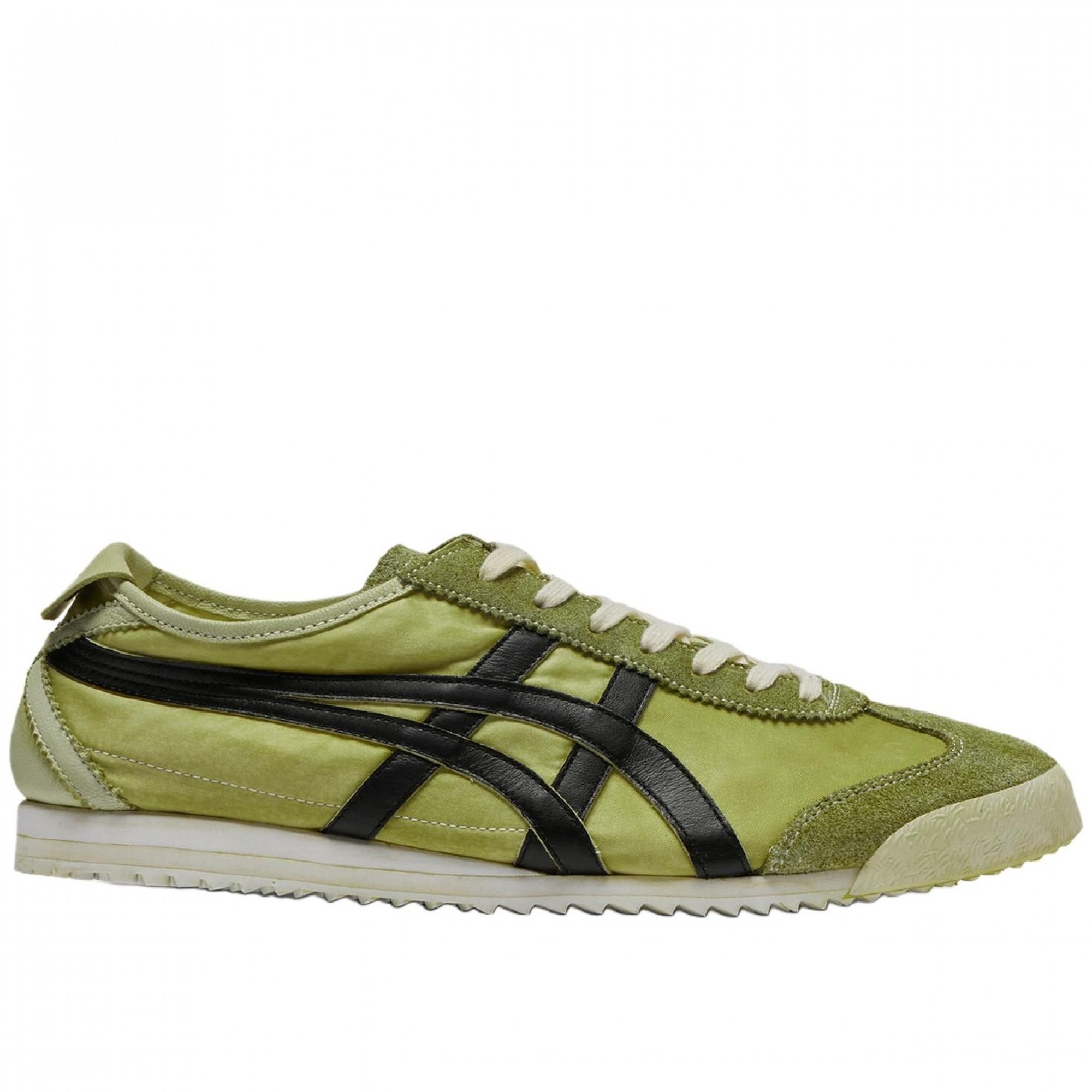Mexico 66 Anti Slip Wear Resistant Low Top Casual Shoes Green Black