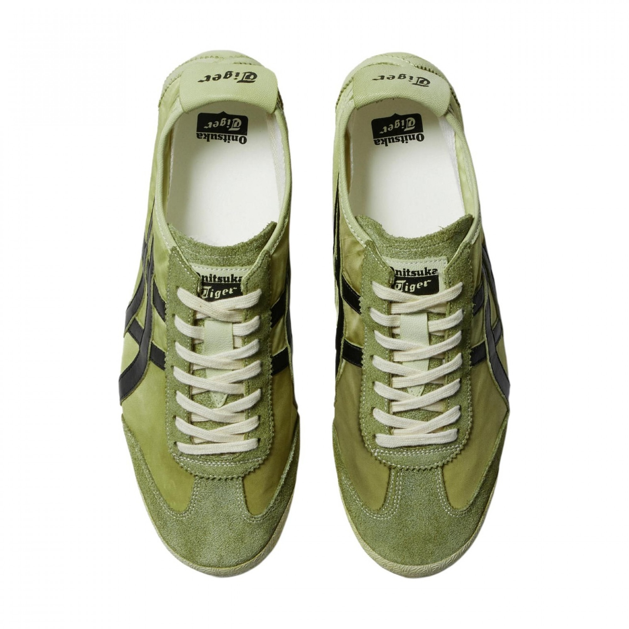 Mexico 66 Anti Slip Wear Resistant Low Top Casual Shoes Green Black