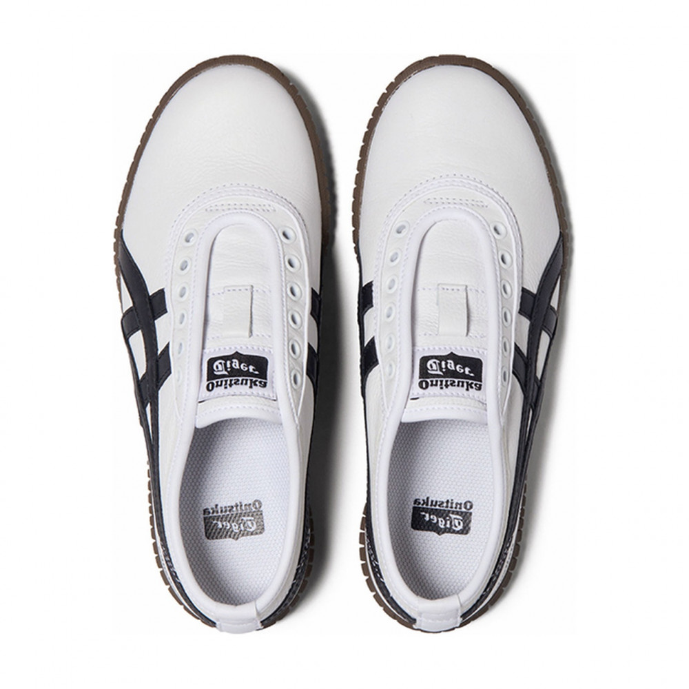 Tsunahiki Slip-On White Black