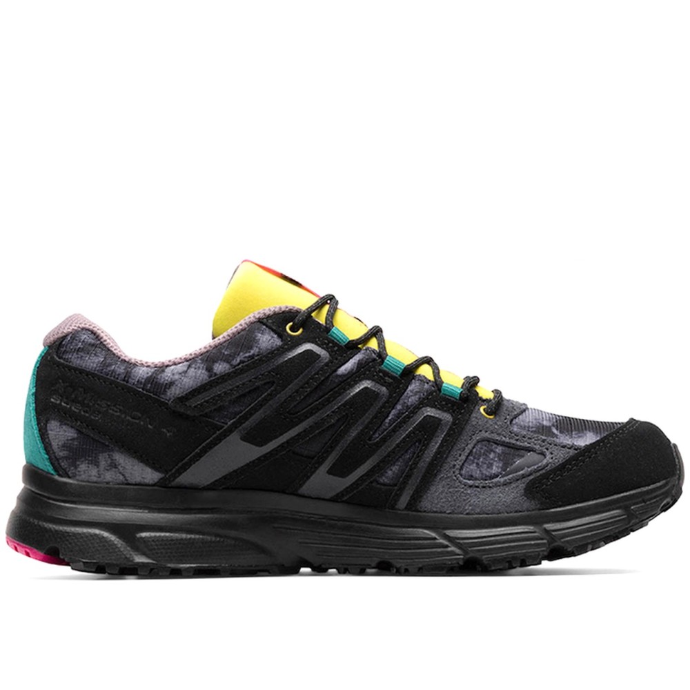 Bodega X Salomon X Mission 4 Suede Black Yellow