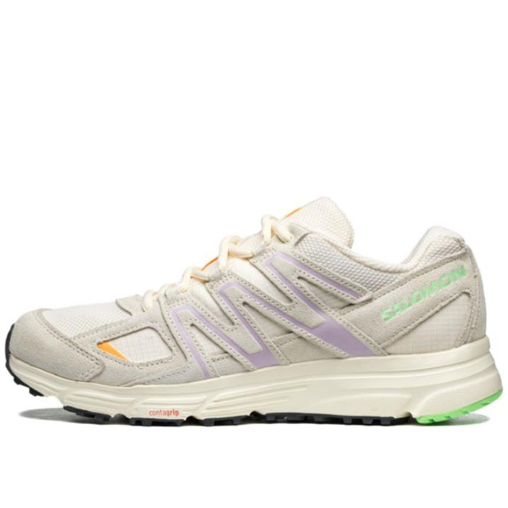 X Mission 4 Suede Vanilla White