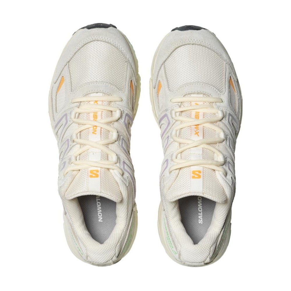 X Mission 4 Suede Vanilla White