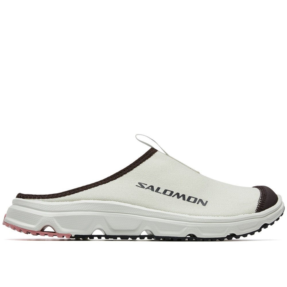 Rx Slide 3 0 Quiet Closed Toe Slippers Unisex White Green
