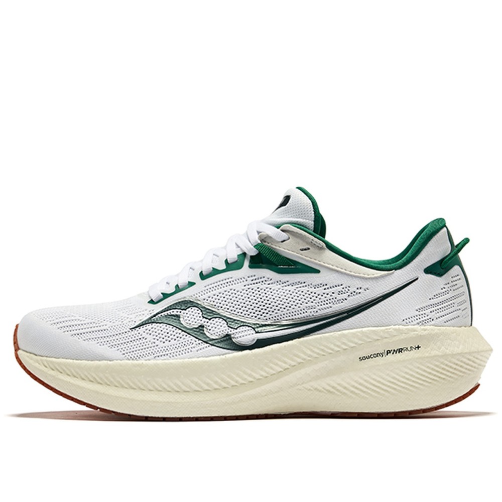 Triumph 21 Abrasion Resistant Breathable Low Top Training For Long Distance Running Shoes Men S White Green