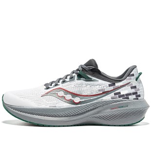 Triumph 21 Cushioning Abrasion Resistant Breathable Low Top Casual City Commute Running Shoes Unisex Gray Green
