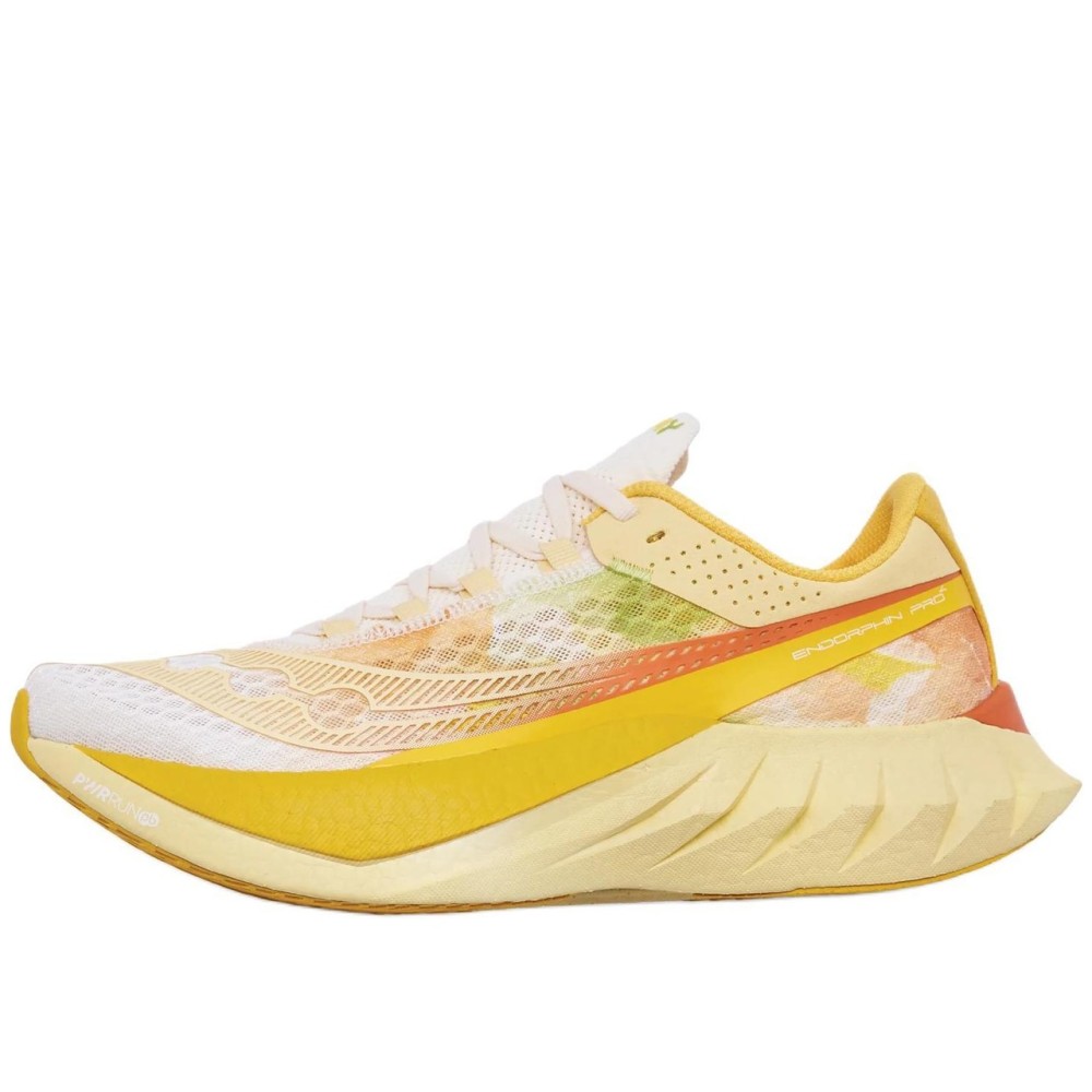 Endorphin Pro 4 Cushioned Slip Resistant Low Top Running Shoes Men S Beige Yellow