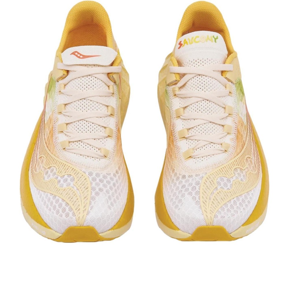 Endorphin Pro 4 Cushioned Slip Resistant Low Top Running Shoes Men S Beige Yellow