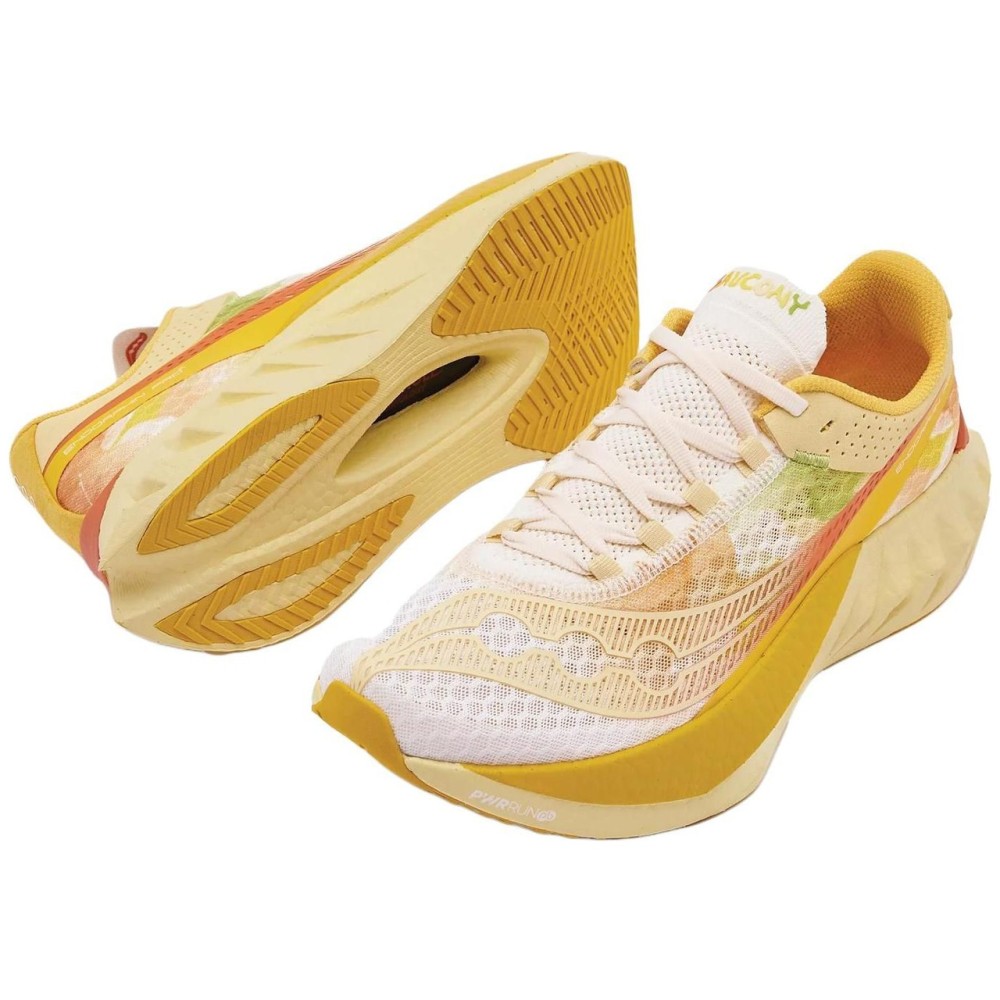 Endorphin Pro 4 Cushioned Slip Resistant Low Top Running Shoes Men S Beige Yellow