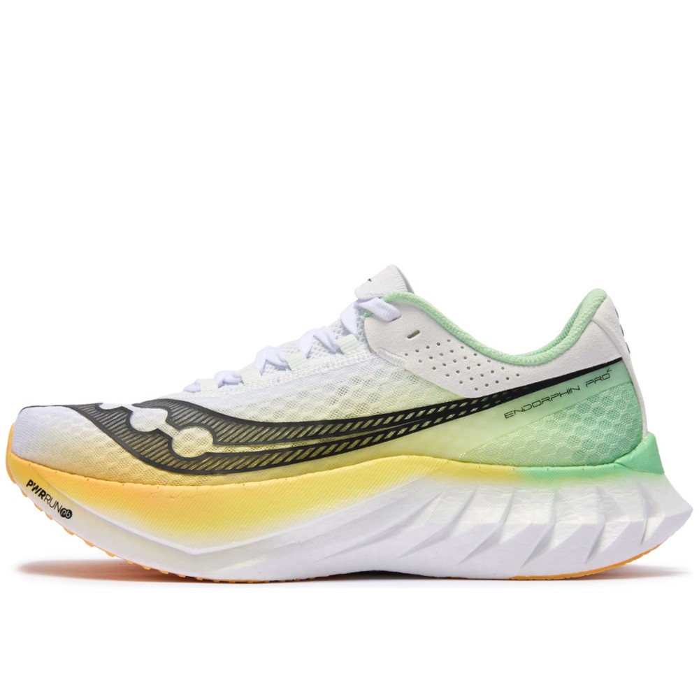 Endorphin Pro 4 Anti Slip Wear Resistant Low Top Running Shoes Unisex White Black Green