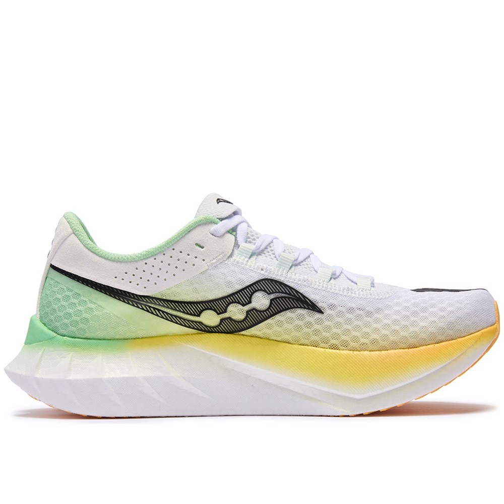 Endorphin Pro 4 Anti Slip Wear Resistant Low Top Running Shoes Unisex White Black Green