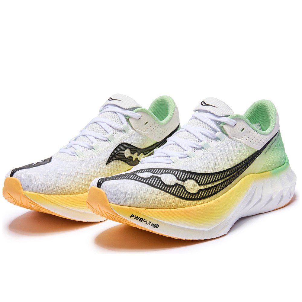 Endorphin Pro 4 Anti Slip Wear Resistant Low Top Running Shoes Unisex White Black Green