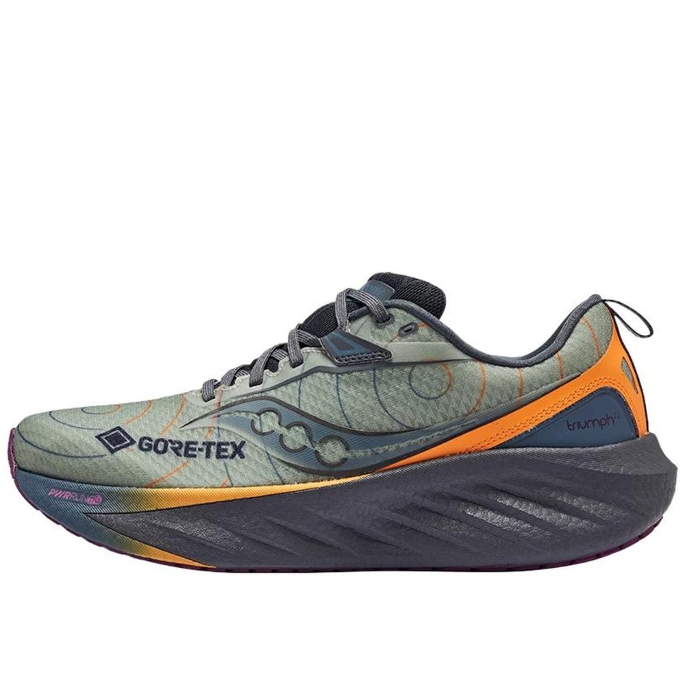 Triumph Victory 22 Breathable Low Top Running Shoes Men S Green Gray Yellow
