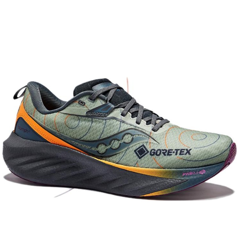 Triumph Victory 22 Breathable Low Top Running Shoes Men S Green Gray Yellow