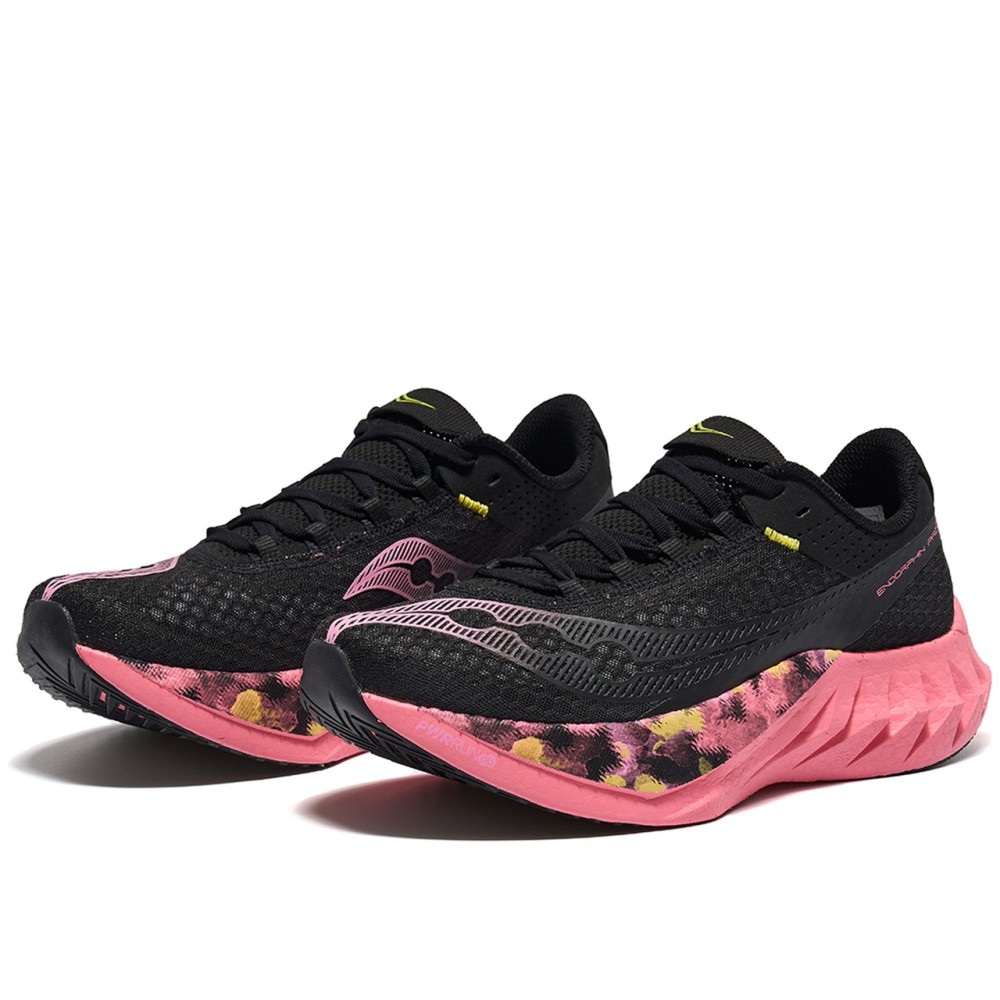 Endorphin Pro 4 Breathable Coverage Rebound Low Top Running Shoes Unisex Black Pink Red